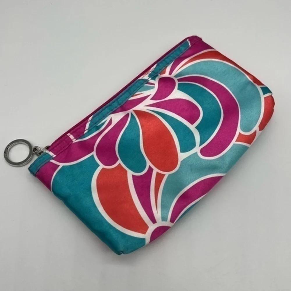 Contents by Allegro colorful cosmetic zipper pouch
